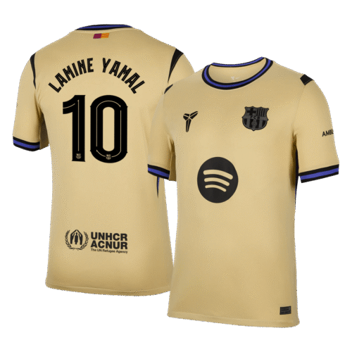 LAMINE YAMAL #10 Barcelona Away Soccer Jersey 2025/26 -UCL