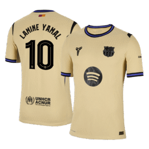 LAMINE YAMAL #10 Barcelona Away Authentic Soccer Jersey 2025/26 - UCL