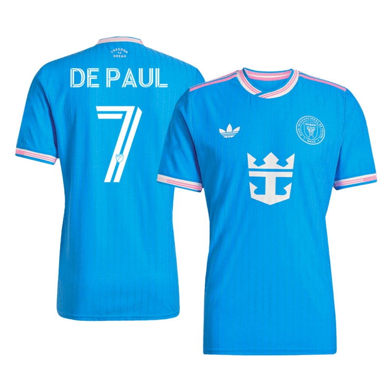 DE PAUL #7 Inter Miami CF Dritte Auswärts Authentische Fußballtrikot 2025