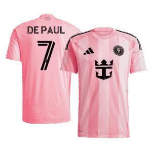 DE PAUL #7 Inter Miami CF Home Soccer Jersey 2025