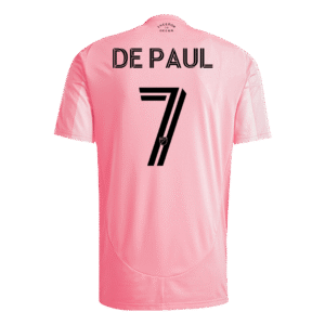 DE PAUL #7 Inter Miami CF Home Soccer Jersey 2025