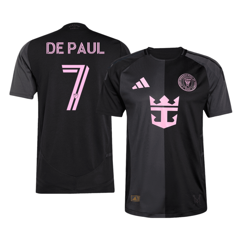 DE PAUL #7 Inter Miami CF Away Authentic Soccer Jersey 2025