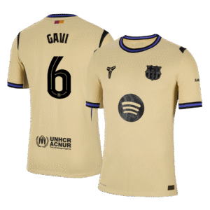 GAVI #6 Barcelona Away Authentic Soccer Jersey 2025/26 - UCL