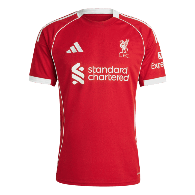 M.SALAH #11 Liverpool Home Soccer Jersey 2025/26