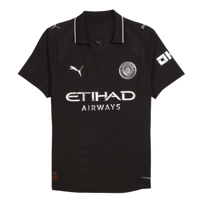RODRIGO #16 Manchester City Away Authentic Soccer Jersey 2025/26