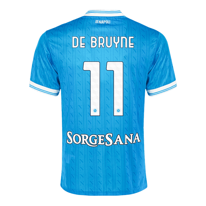 DE BRUYNE #11 Napoli Home Soccer Jersey 2025/26