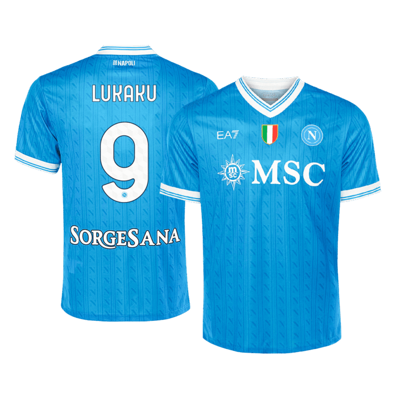 LUKAKU #9 Napoli Home Soccer Jersey 2025/26