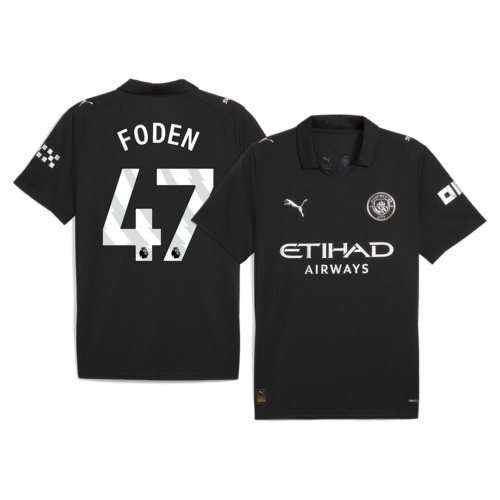 FODEN #47 Manchester City Away Soccer Jersey 2025/26