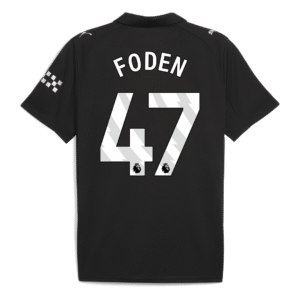 FODEN #47 Manchester City Away Soccer Jersey 2025/26