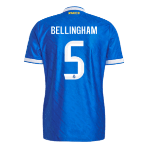BELLINGHAM #5 Real Madrid Third Away Authentic Soccer Jersey 2025/26