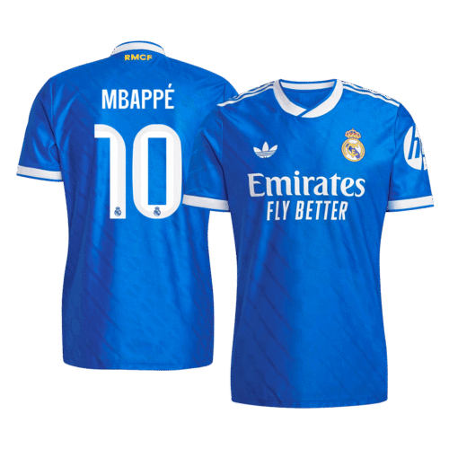 MBAPPÉ #10 Real Madrid Third Away Authentic Soccer Jersey 2025/26