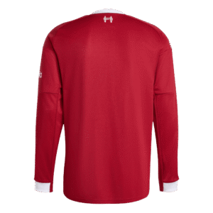 Liverpool Home Long Sleeve Soccer Jersey 2025/26