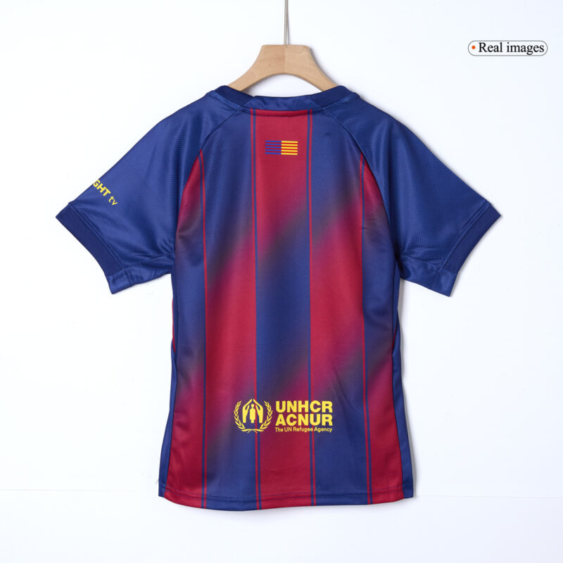 Barcelona Home Kids Soccer Jerseys Full Kit 2025/26