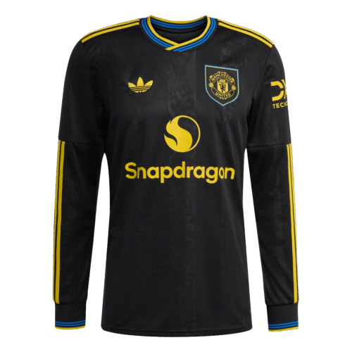 Manchester United Third Away Long Sleeve Soccer Jersey 2025/26