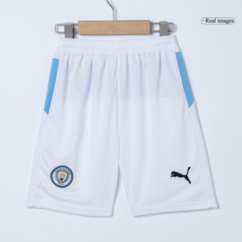 Manchester City Home Kids Soccer Jerseys Full Kit 2025/26