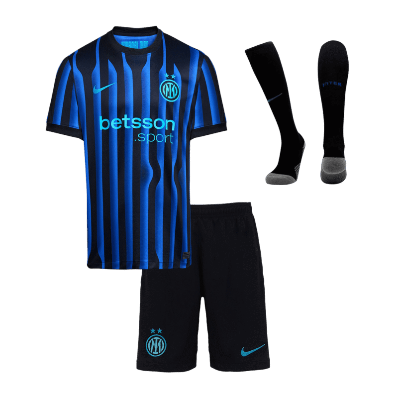 Inter Milan Home Kids Soccer Jerseys Full Kit 2025/26