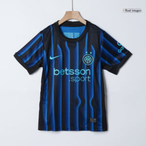 Inter Milan Home Kids Soccer Jerseys Full Kit 2025/26
