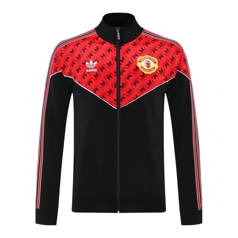 Manchester United Jacket Tracksuit 2025/26 Red&Black