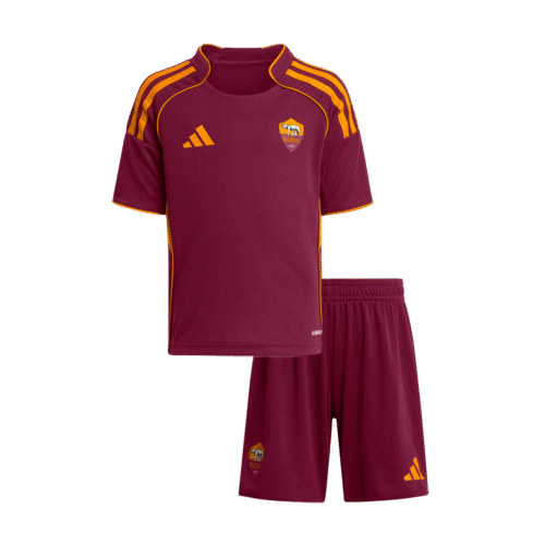 Roma Home Kids Soccer Jerseys Kit 2025/26