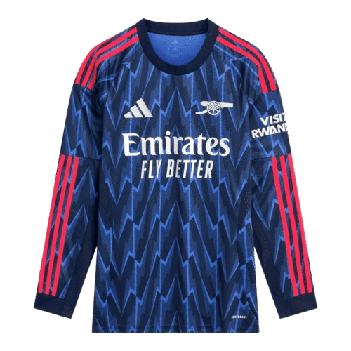 606030_1 Arsenal Away Long Sleeve Soccer Jersey 2025/26