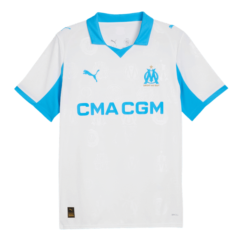RABIOT #25 Marseille Home Soccer Jersey 2025/26
