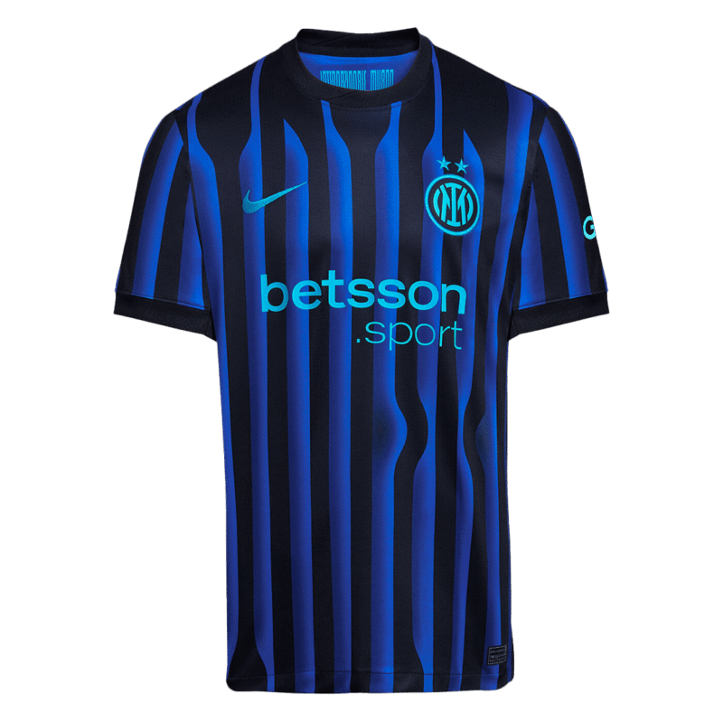 607387_2 THURAM #9 Inter Milan Home Soccer Jersey 2025/26