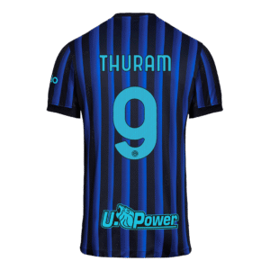 607387_3 THURAM #9 Inter Milan Home Soccer Jersey 2025/26