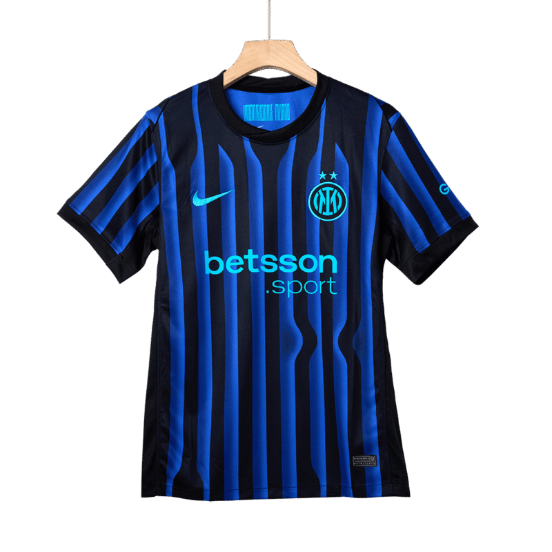 607387_5 THURAM #9 Inter Milan Home Soccer Jersey 2025/26