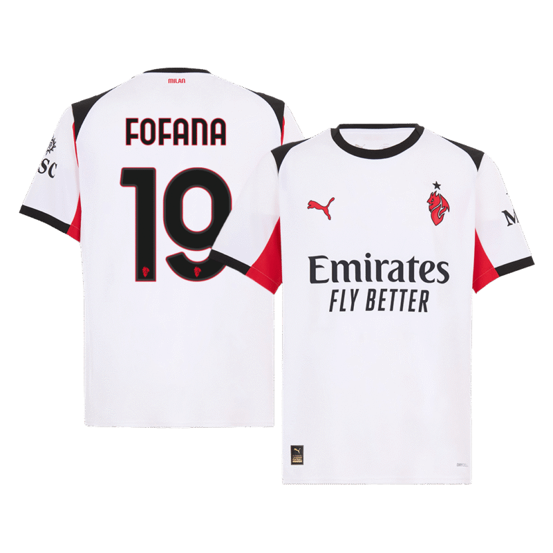 FOFANA #19 AC Milan Away Soccer Jersey 2025/26