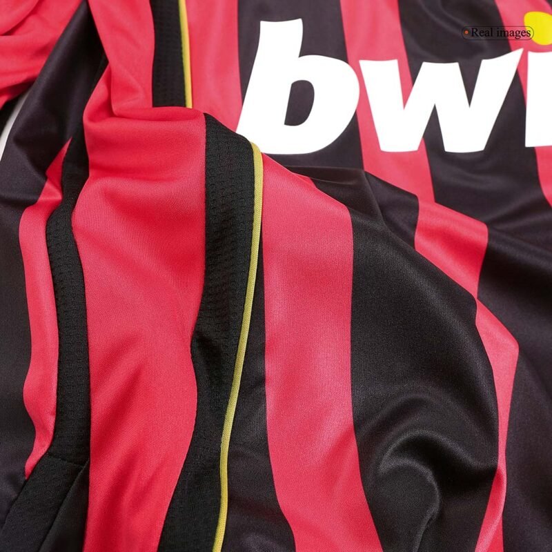 Vintage Soccer Jersey AC Milan Home Long Sleeve 2006/07