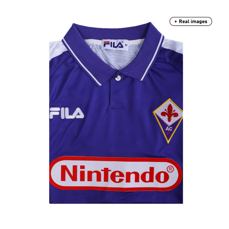 Retro Fiorentina Home Jersey 1998/99 By FILA