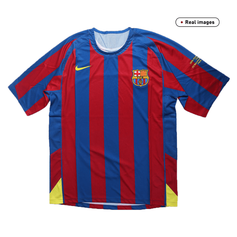 Vintage Soccer Jersey Barcelona Home 2005/06 - UCL Final