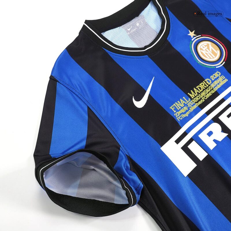 Camisola de Futebol Vintage Inter de Milão Casa 2009/10 - Final da UCL