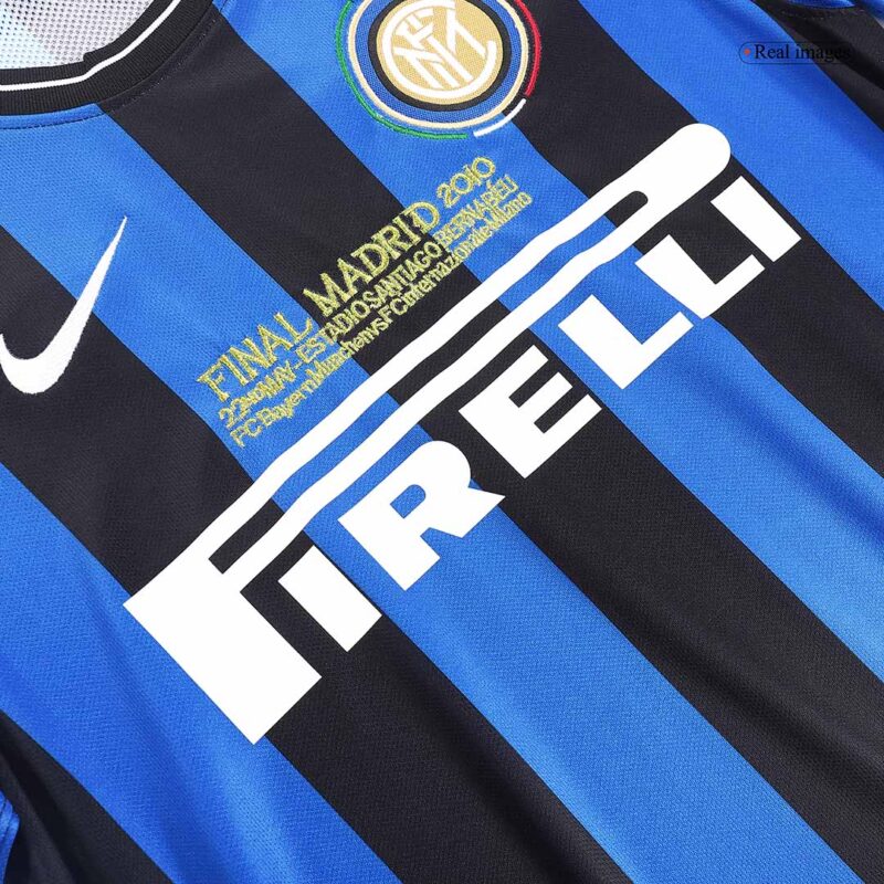 Camisola de Futebol Vintage Inter de Milão Casa 2009/10 - Final da UCL