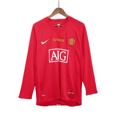 Vintage Soccer Jersey Manchester United Home 2007/08 - UCL Final