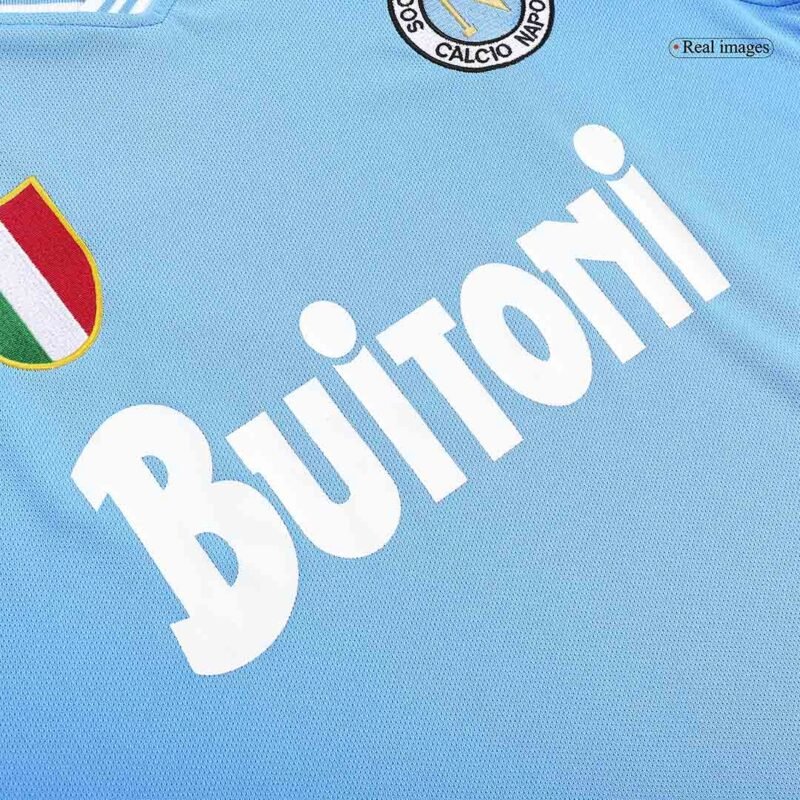 Camiseta retro de casa del Nápoles 1986/87