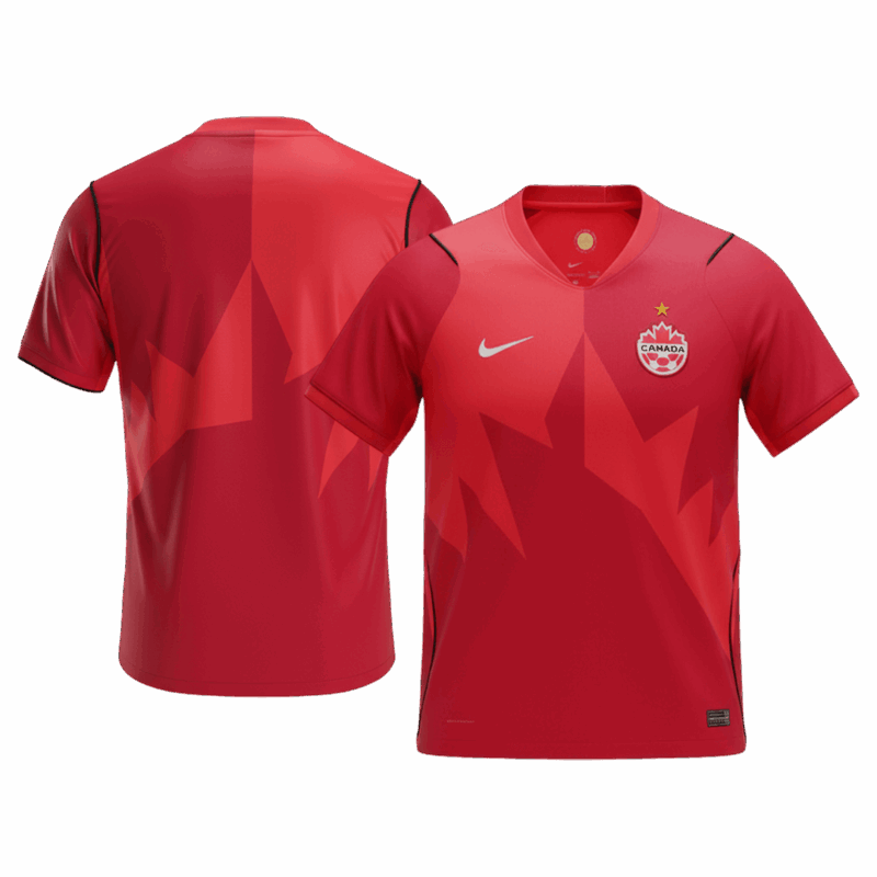 624584_3 Canada Home Soccer Jersey World Cup 2026 Red