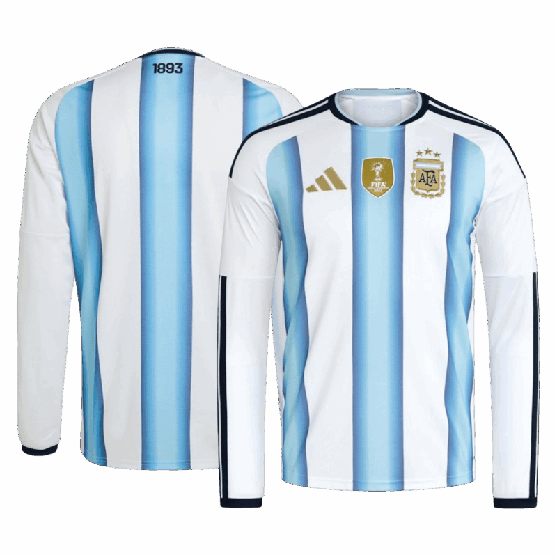 625175_3 Argentina Long Sleeve Home Soccer Jersey 2026