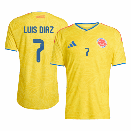 619106_1 Colombia LUIS DíAZ #7 Home Soccer Jersey Authentic 2026