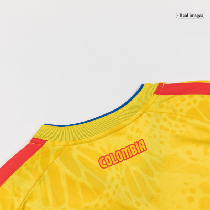 619112_10 JAMES #10 Colombia Home Soccer Jersey World Cup 2026 Yellow