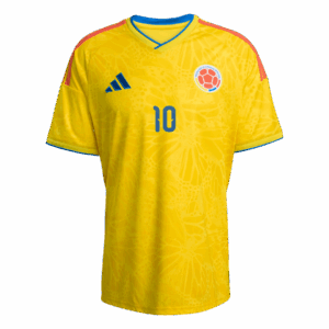 619112_2 JAMES #10 Colombia Home Soccer Jersey World Cup 2026 Yellow