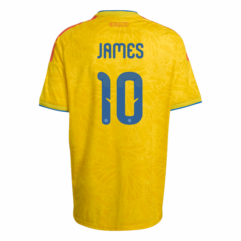 619112_3 JAMES #10 Colombia Home Soccer Jersey World Cup 2026 Yellow