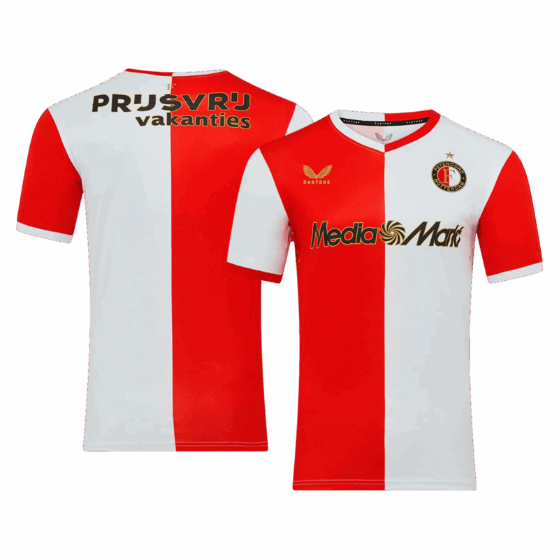 618551_3 Feyenoord Home Soccer Jersey 2025/26