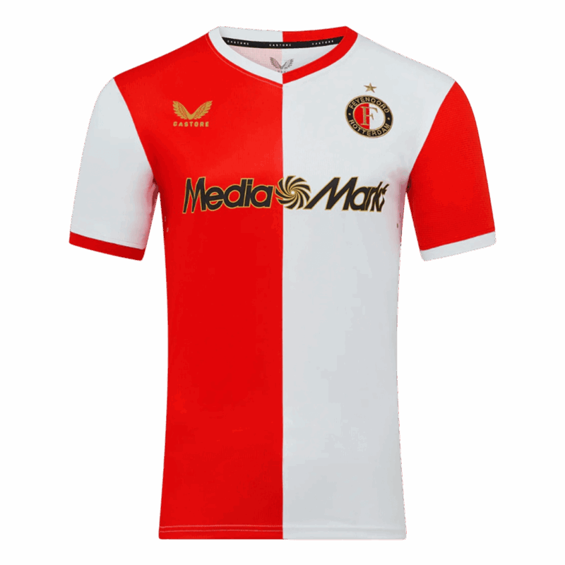 618551_4 Feyenoord Home Soccer Jersey 2025/26