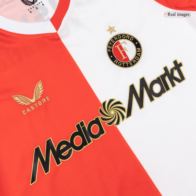 618551_8 Feyenoord Home Soccer Jersey 2025/26