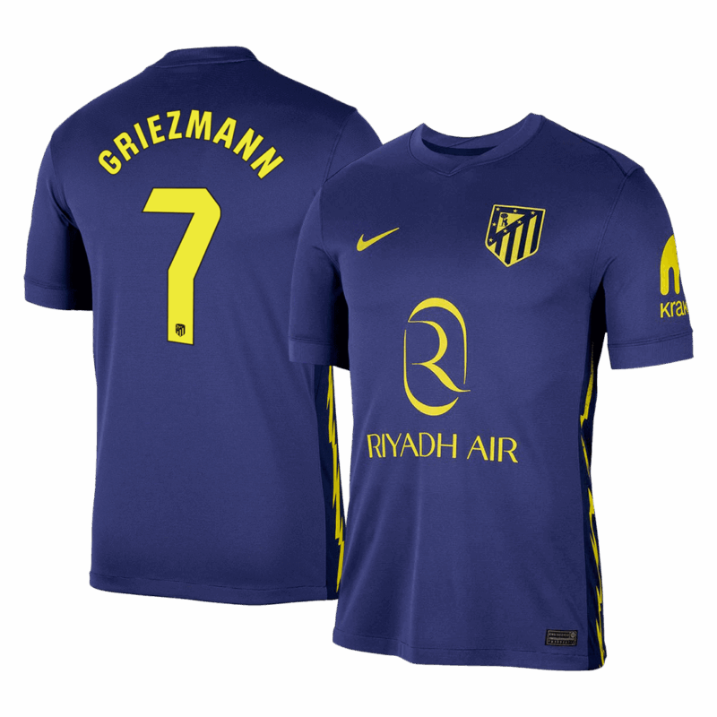612985_1 Atletico Madrid GRIEZMANN #7 Away Soccer Jersey 2025/26