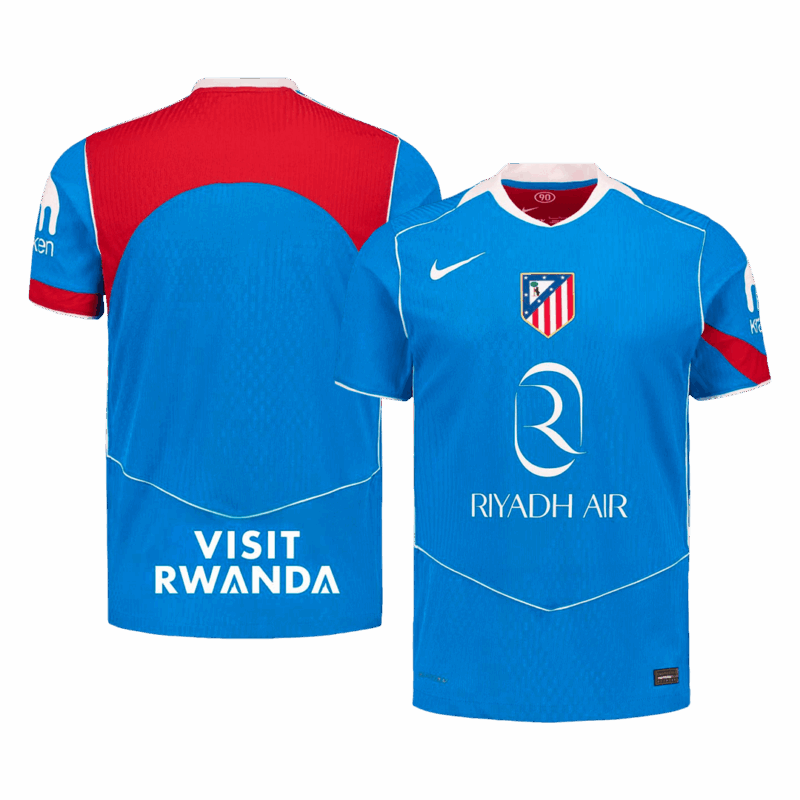 612157_3 Authentic Atletico Madridl Third Soccer Jersey 25/26 Blue