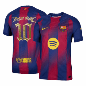 610212_1 Barcelona LAMINE YAMAL #10 Home Soccer Jersey Authentic 2025/26 - Kopa Trophy Edition