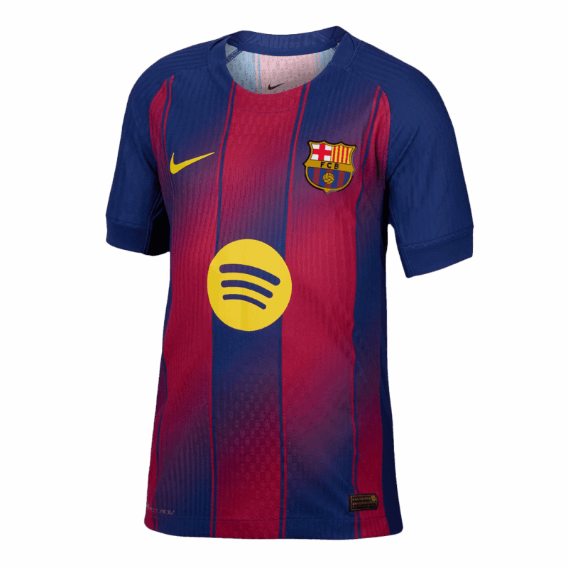 610212_2 Barcelona LAMINE YAMAL #10 Home Soccer Jersey Authentic 2025/26 - Kopa Trophy Edition