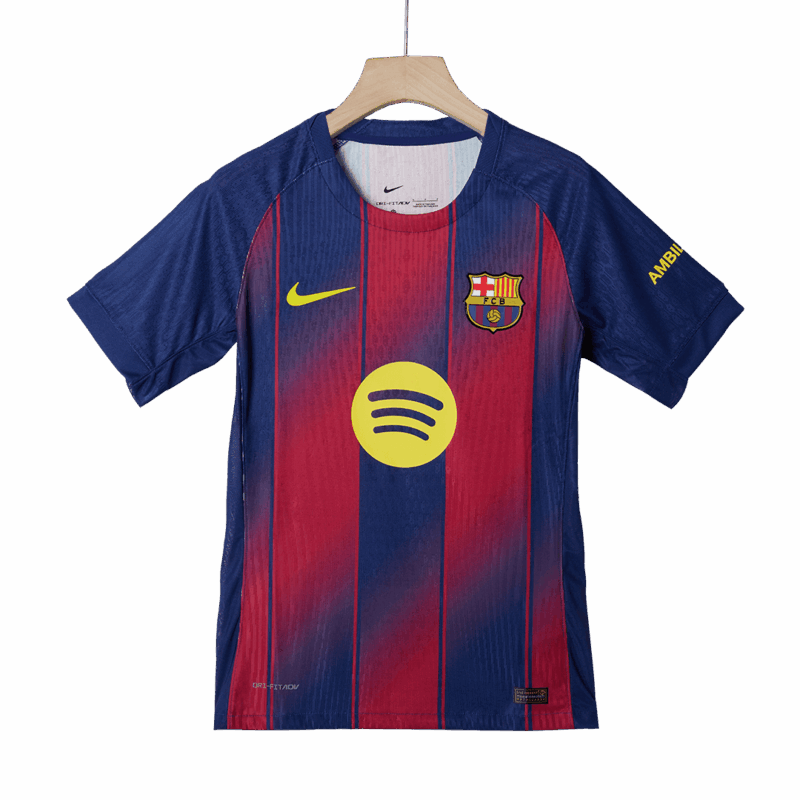 610212_5 Barcelona LAMINE YAMAL #10 Home Soccer Jersey Authentic 2025/26 - Kopa Trophy Edition